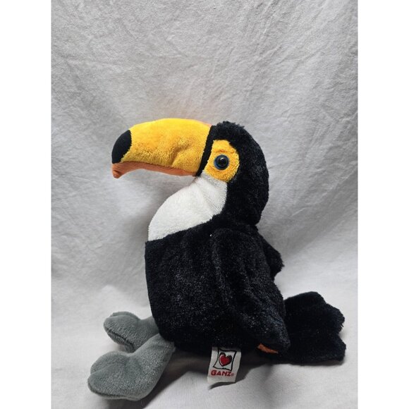 Ganz Webkinz Toco Toucan 8" Stuffed Plush Bird No Code HM223 - Picture 1 of 5